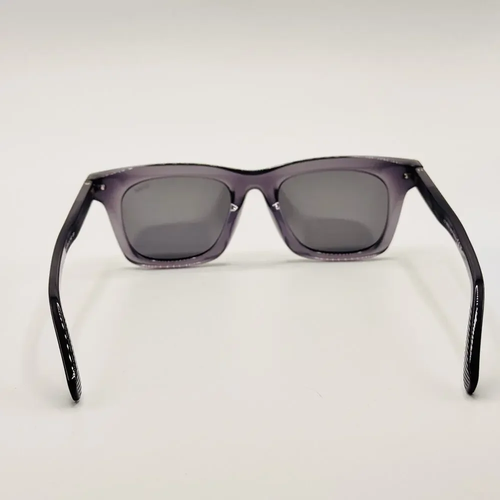 Ermenegildo Zegna Sunglasses EZ0270 20D Shiny Gray Frame Smoke POLARIZED Lens